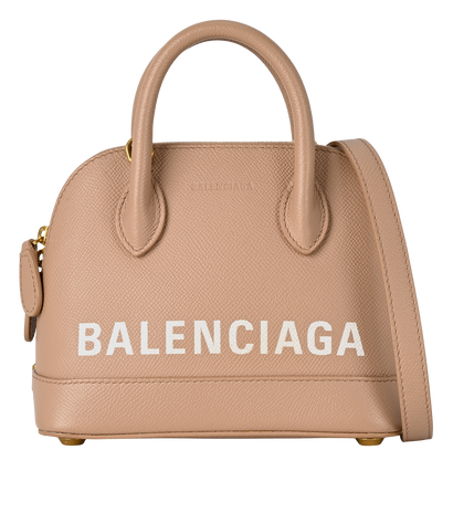 Mini Ville, &pound;550, Handbags, Nude, Leather, Front view